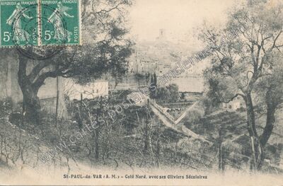 Carte postale ancienne St Paul du Var — Saint Paul (Alpes-Maritimes)
