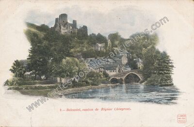 Carte postale ancienne Belcastel — Belcastel (Aveyron)