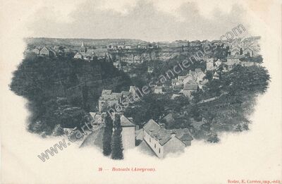 Carte postale ancienne Bozouls — Bozouls (Aveyron)