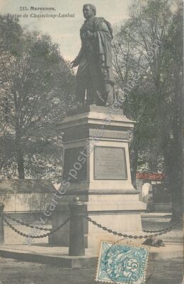 Carte postale ancienne Marquis Chasseloup Laubat — Marennes (Charente-Maritime)
