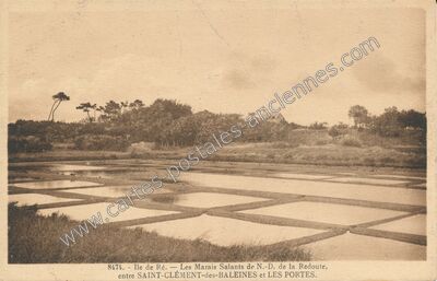 Carte postale ancienne La Redoute — Les Portes-en-Ré (Charente-Maritime)