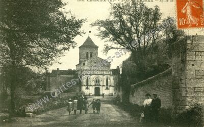 Carte postale ancienne Eglise — Port-d'Envaux (Charente-Maritime)