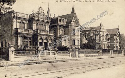 Carte postale ancienne Les Villas — Royan (Charente-Maritime)