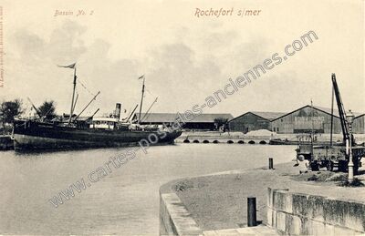 Carte postale ancienne Rochefort sur Mer — Rochefort (Charente-Maritime)
