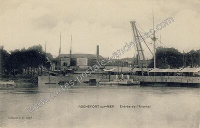 Carte postale ancienne Rochefort sur Mer — Rochefort (Charente-Maritime)