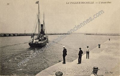 Carte postale ancienne La Pallice — La Rochelle (Charente-Maritime)