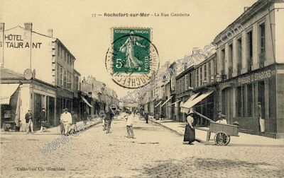 Carte postale ancienne Rochefort sur Mer — Rochefort (Charente-Maritime)