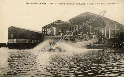 Carte postale ancienne Rochefort sur Mer — Rochefort (Charente-Maritime)