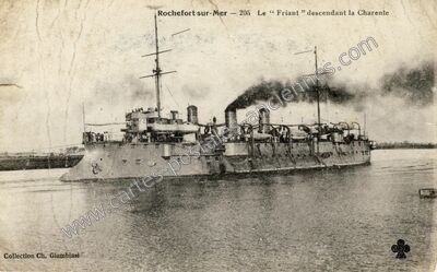 Carte postale ancienne Rochefort sur Mer — Rochefort (Charente-Maritime)