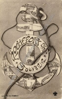 Carte postale ancienne Rochefort sur Mer — Rochefort (Charente-Maritime)