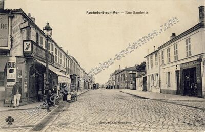 Carte postale ancienne Rochefort sur Mer — Rochefort (Charente-Maritime)