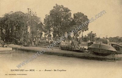Carte postale ancienne Rochefort sur Mer — Rochefort (Charente-Maritime)