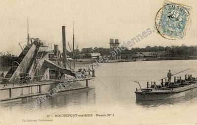 Carte postale ancienne Rochefort sur Mer — Rochefort (Charente-Maritime)