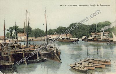 Carte postale ancienne Rochefort sur Mer — Rochefort (Charente-Maritime)