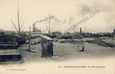 Carte postale ancienne Rochefort sur Mer — Rochefort (Charente-Maritime)