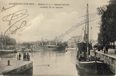 Carte postale ancienne Rochefort sur Mer — Rochefort (Charente-Maritime)