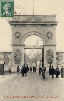 Carte postale ancienne Rochefort sur Mer — Rochefort (Charente-Maritime)