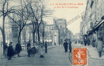 Carte postale ancienne Rochefort sur Mer — Rochefort (Charente-Maritime)