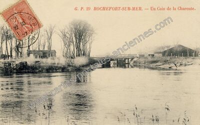 Carte postale ancienne Rochefort sur Mer — Rochefort (Charente-Maritime)
