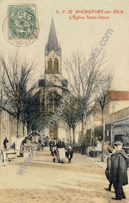 Carte postale ancienne Rochefort sur Mer — Rochefort (Charente-Maritime)