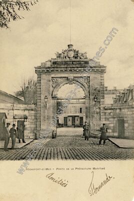 Carte postale ancienne Rochefort sur Mer — Rochefort (Charente-Maritime)