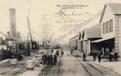 Carte postale ancienne La Pallice Rochelle — La Rochelle (Charente-Maritime)