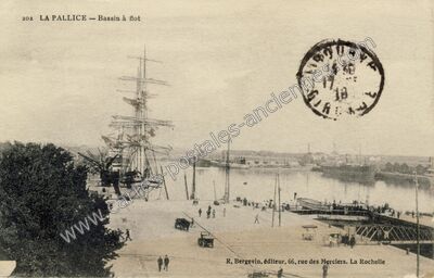 Carte postale ancienne La Pallice — La Rochelle (Charente-Maritime)