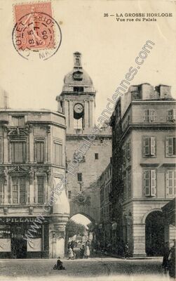 Carte postale ancienne La Grosse Horloge — La Rochelle (Charente-Maritime)