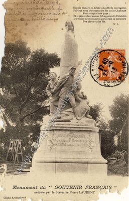 Carte postale ancienne Soldats et Marins de la Charente-Inférieure morts pour la Patrie — La Rochelle (Charente-Maritime)