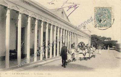 Carte postale ancienne Le Casino — La Rochelle (Charente-Maritime)