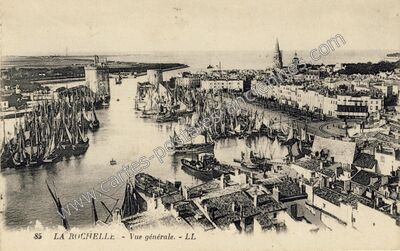Carte postale ancienne Vue générale — La Rochelle (Charente-Maritime)