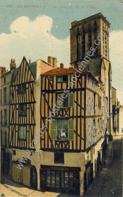 Carte postale ancienne Maison du XVe siècle — La Rochelle (Charente-Maritime)