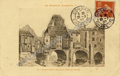 Carte postale ancienne La Rochelle Disparue — La Rochelle (Charente-Maritime)
