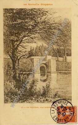 Carte postale ancienne La Verdière, vue intérieure — La Rochelle (Charente-Maritime)