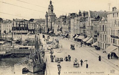 Carte postale ancienne Le Quai Duperré — La Rochelle (Charente-Maritime)