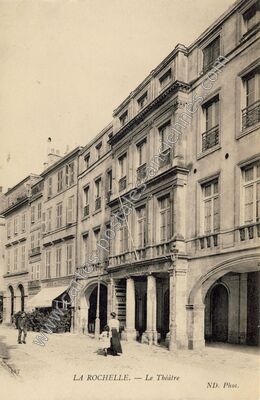 Carte postale ancienne Le Théâtre — La Rochelle (Charente-Maritime)