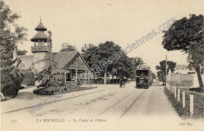 Carte postale ancienne Le Chalet de l'Octroi — La Rochelle (Charente-Maritime)