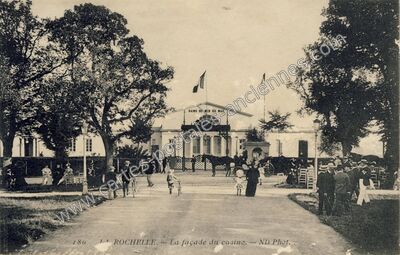 Carte postale ancienne La façade du casino — La Rochelle (Charente-Maritime)