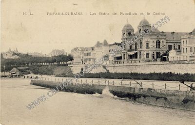 Carte postale ancienne Royan les Bains — Royan (Charente-Maritime)