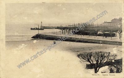 Carte postale ancienne Square Bosson — Royan (Charente-Maritime)