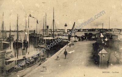 Carte postale ancienne Le Port — Royan (Charente-Maritime)