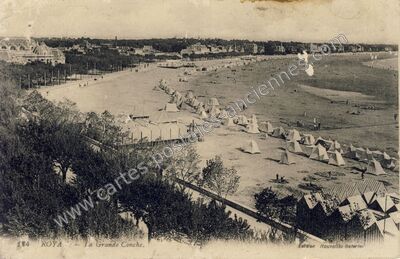Carte postale ancienne La Grande Conche — Royan (Charente-Maritime)