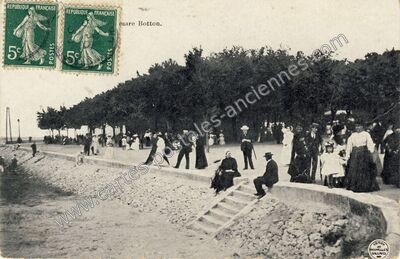 Carte postale ancienne Square Botton — Royan (Charente-Maritime)