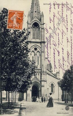 Carte postale ancienne Eglise Notre-Dame — Royan (Charente-Maritime)