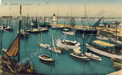 Carte postale ancienne Le Port — Royan (Charente-Maritime)