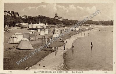 Carte postale ancienne La Plage — Saint-Georges-de-Didonne (Charente-Maritime)