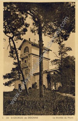 Carte postale ancienne La Montée du Phare — Saint-Georges-de-Didonne (Charente-Maritime)