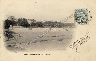 Carte postale ancienne La Plage — Saint-Georges-de-Didonne (Charente-Maritime)