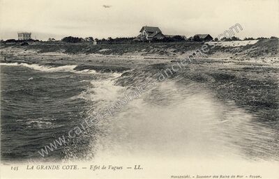 Carte postale ancienne Grande Cote — Saint-Palais-sur-Mer (Charente-Maritime)