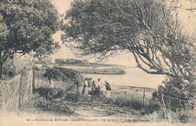 Carte postale ancienne Le Bureau — Saint-Palais-sur-Mer (Charente-Maritime)